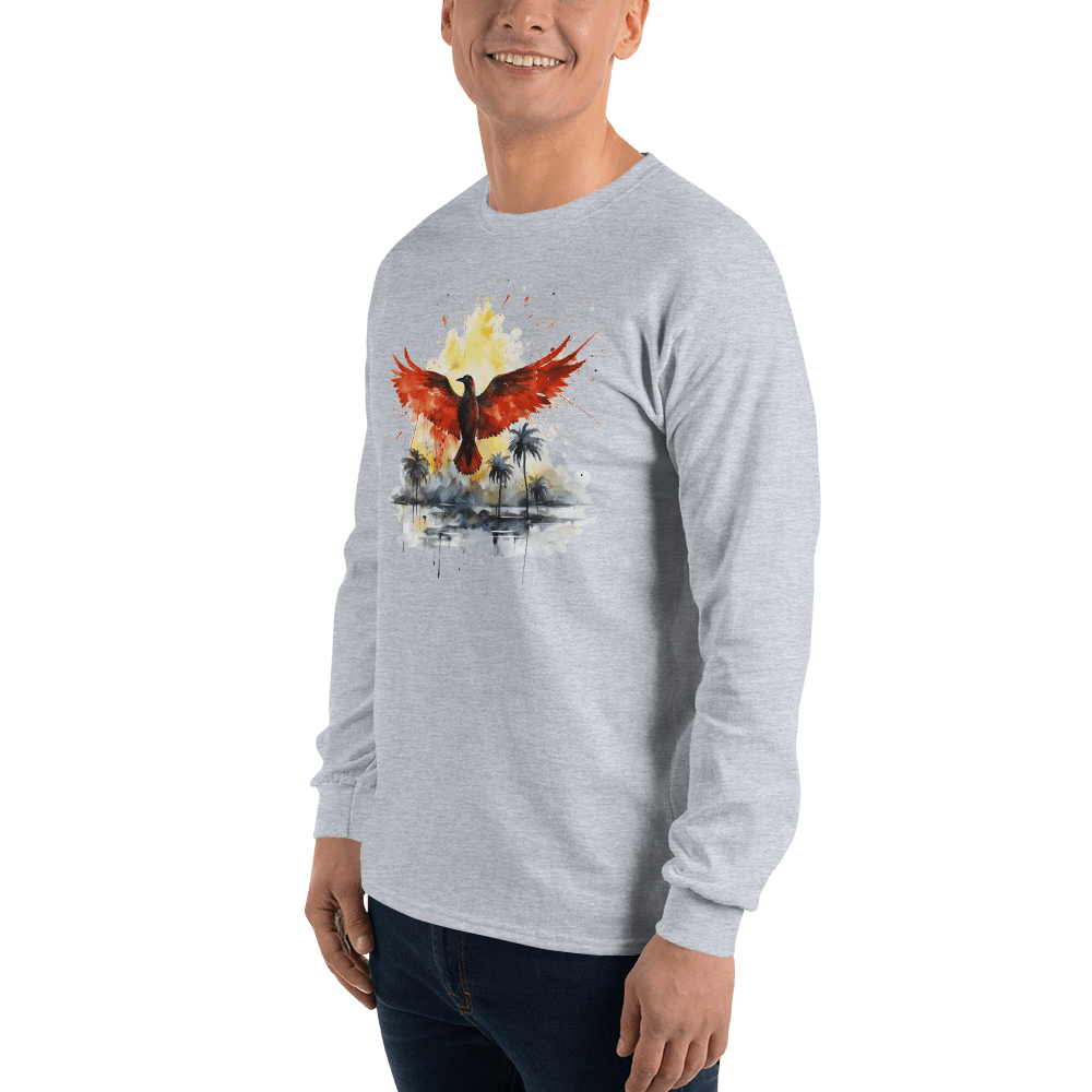 Herren Langarmshirt "Firebird" - Artexio