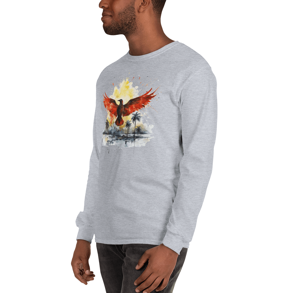 Herren Langarmshirt "Firebird" - Artexio