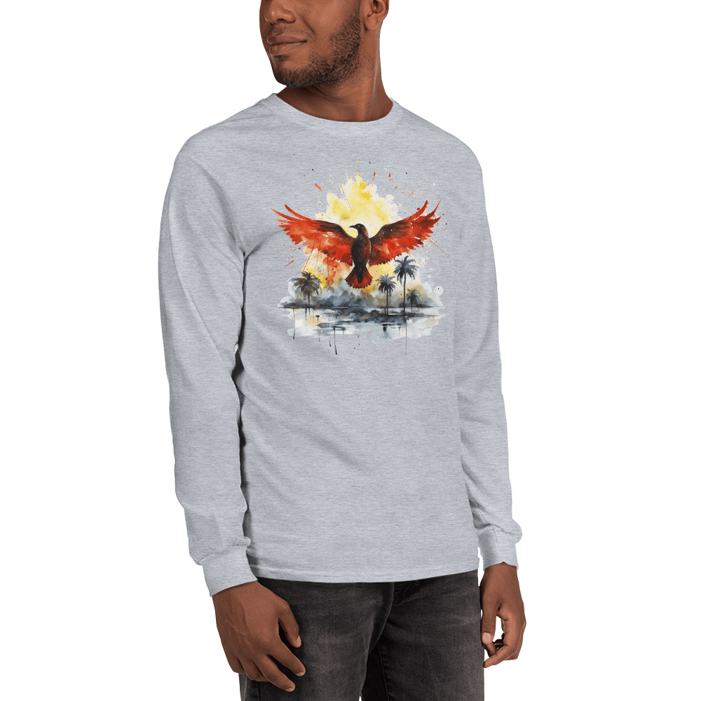 Herren Langarmshirt "Firebird" - Artexio