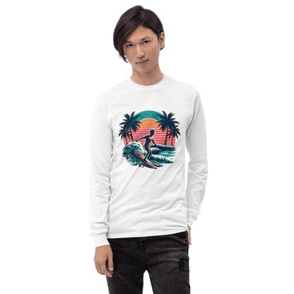 Herren Langarmshirt "Surfing" - Artexio