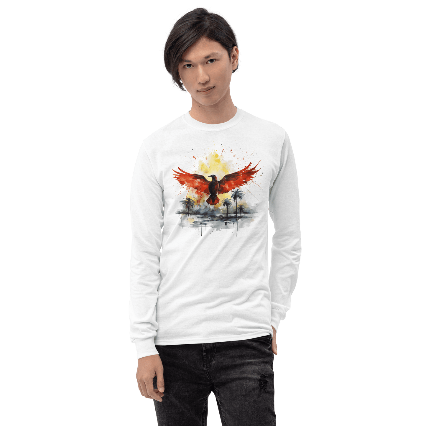 Herren Langarmshirt "Firebird" - Artexio