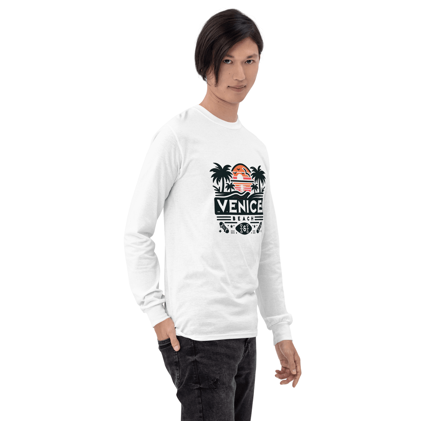 Herren Langarmshirt "Venice Beach" - Artexio