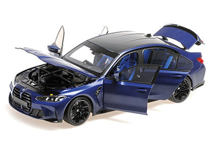 Minichamps BMW M3 2024 - Matt Blue Metallic 1:18 Modell