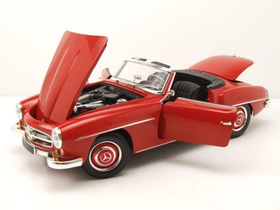 Minichamps Mercedes 190 SL Cabrio W121 1955 – Red 1:18 Modell - Artexio