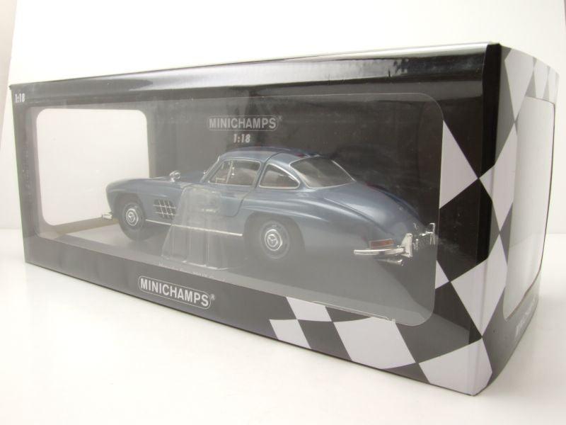 Minichamps Mercedes 300 SL W198 1955 – Light Blue Metallic 1:18 Modell - Artexio