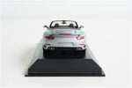 Minichamps Porsche 911 991 Turbo Cabriolet 2013 Silver 1:43 Modell