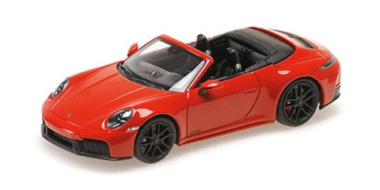 Minichamps PORSCHE 911 (992.2) CARRERA GTS CABRIOLET – 2024 – RED 1:43 Modell