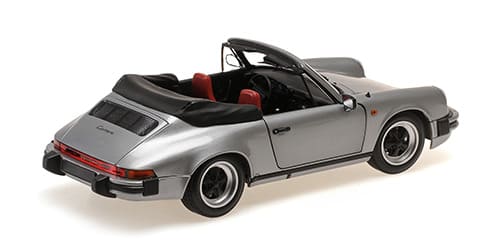 Minichamps Porsche 911 Carrera Cabriolet 3.2 1983 grau metallic 1:18 Modell