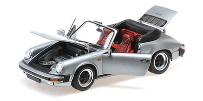 Minichamps Porsche 911 Carrera Cabriolet 3.2 1983 grau metallic 1:18 Modell