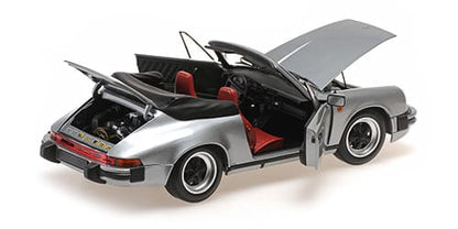 Minichamps Porsche 911 Carrera Cabriolet 3.2 1983 grau metallic 1:18 Modell