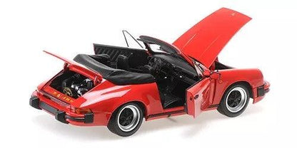 Minichamps Porsche 911 Carrera Cabriolet 3.2 1983 - Red 1:18 Modell - Artexio