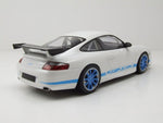 Minichamps Porsche 911 GT3 RS 2002 White w/Blue Stripes 1:18 Modell