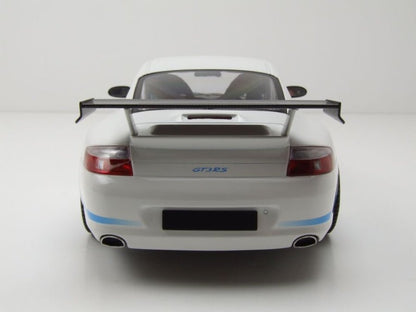 Minichamps Porsche 911 GT3 RS 2002 White w/Blue Stripes 1:18 Modell