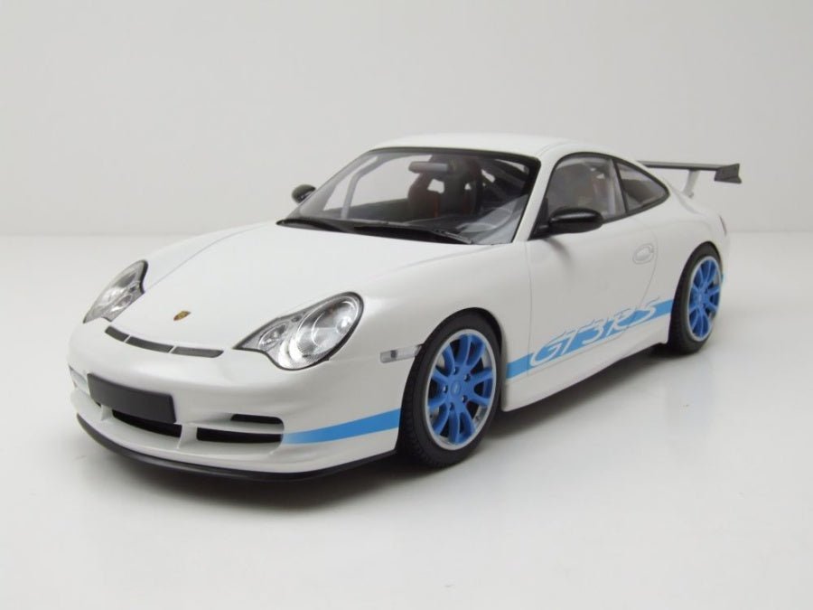 Minichamps Porsche 911 GT3 RS 2002 White w/Blue Stripes 1:18 Modell