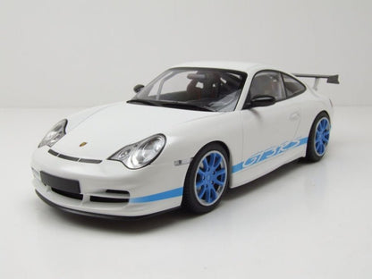 Minichamps Porsche 911 GT3 RS 2002 White w/Blue Stripes 1:18 Modell