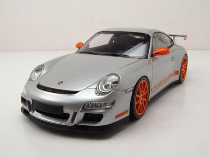 Minichamps Porsche 911 GT3 RS 2007 - Silver 1:18 Modell - Artexio