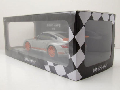 Minichamps Porsche 911 GT3 RS 2007 - Silver 1:18 Modell - Artexio