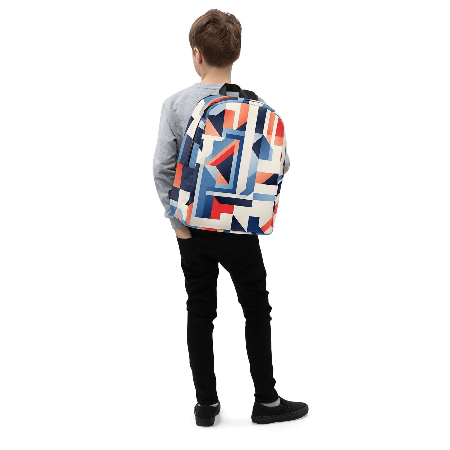 Minimalistischer Rucksack "Geometric Pulse" - Artexio