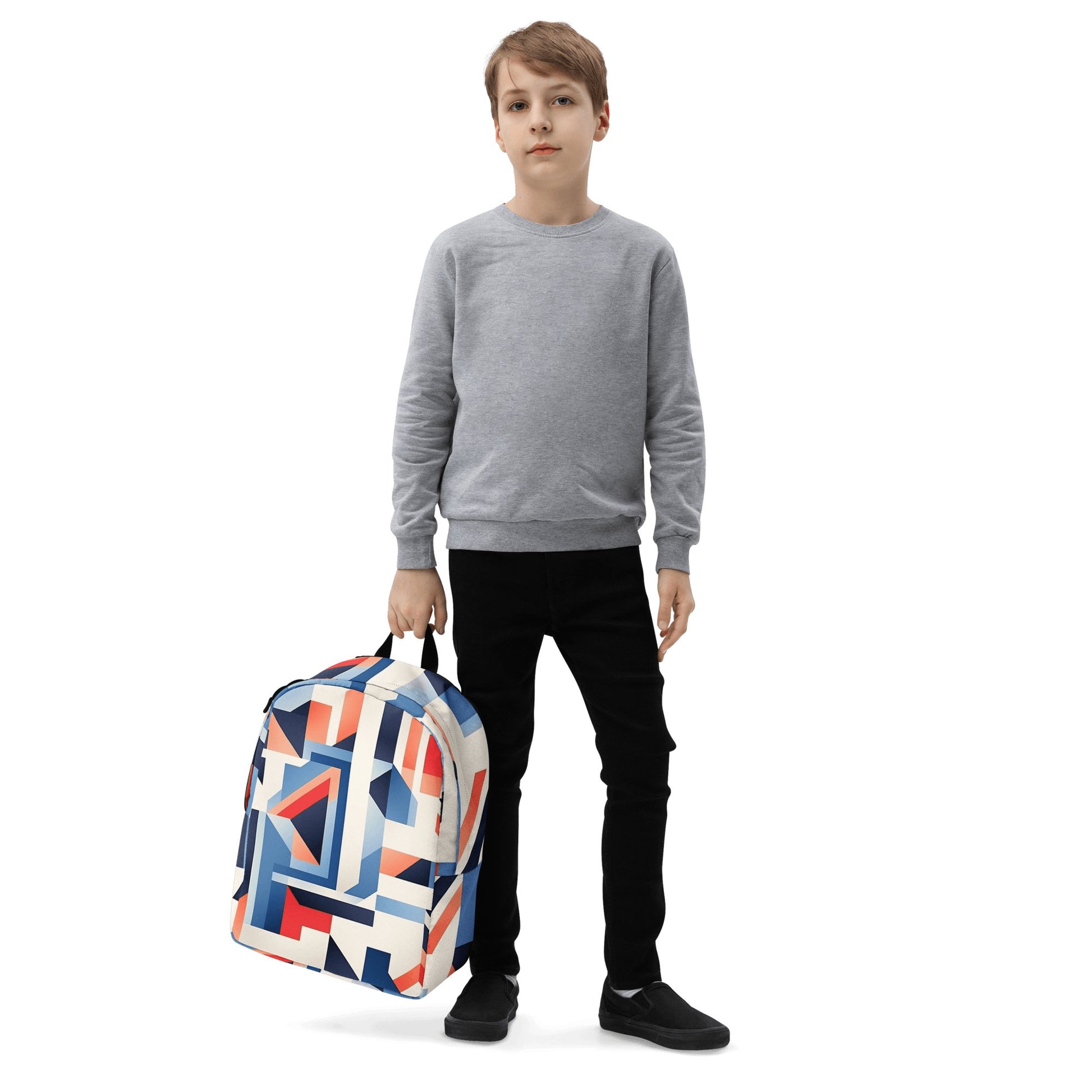 Minimalistischer Rucksack "Geometric Pulse" - Artexio