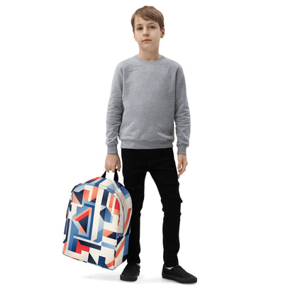 Minimalistischer Rucksack "Geometric Pulse" - Artexio