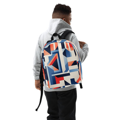 Minimalistischer Rucksack "Geometric Pulse" - Artexio