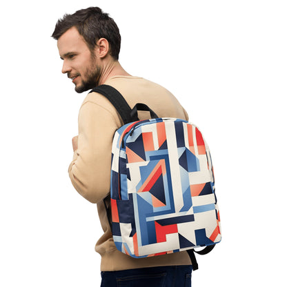 Minimalistischer Rucksack "Geometric Pulse" - Artexio