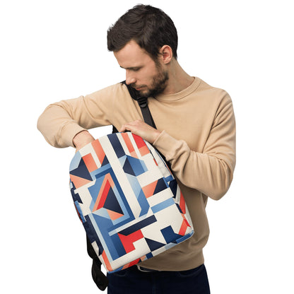 Minimalistischer Rucksack "Geometric Pulse" - Artexio