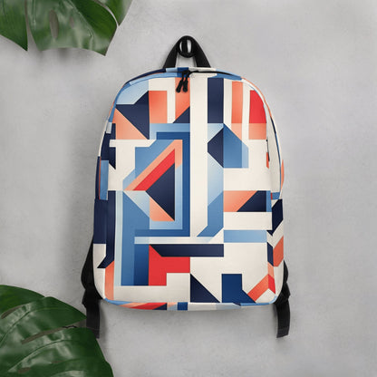 Minimalistischer Rucksack "Geometric Pulse" - Artexio