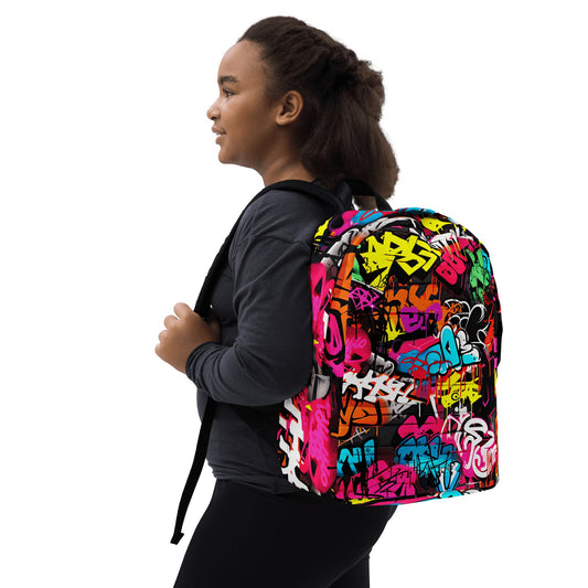 Minimalistischer Rucksack "Graffiti" - Artexio