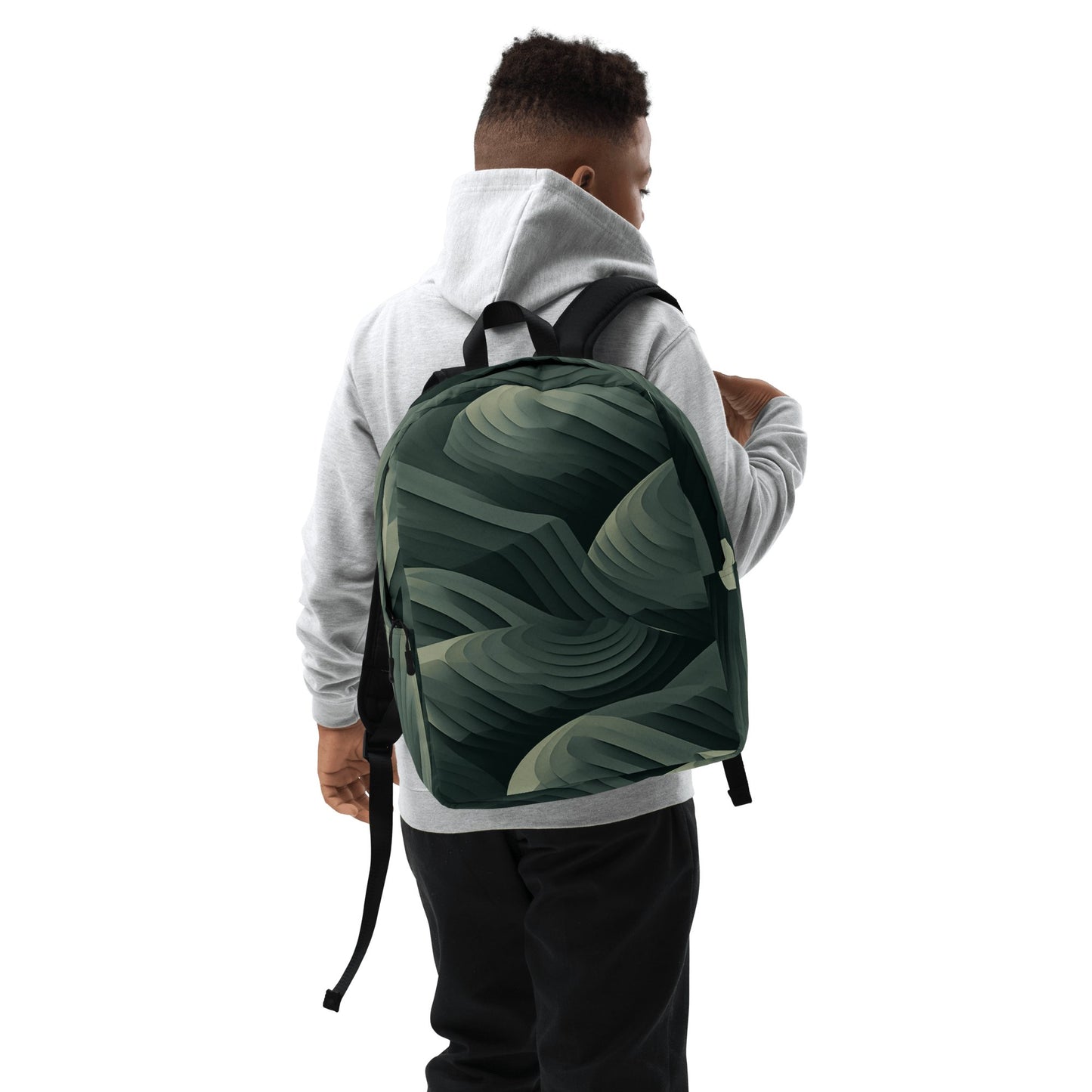 Minimalistischer Rucksack "Green Tide" - Artexio