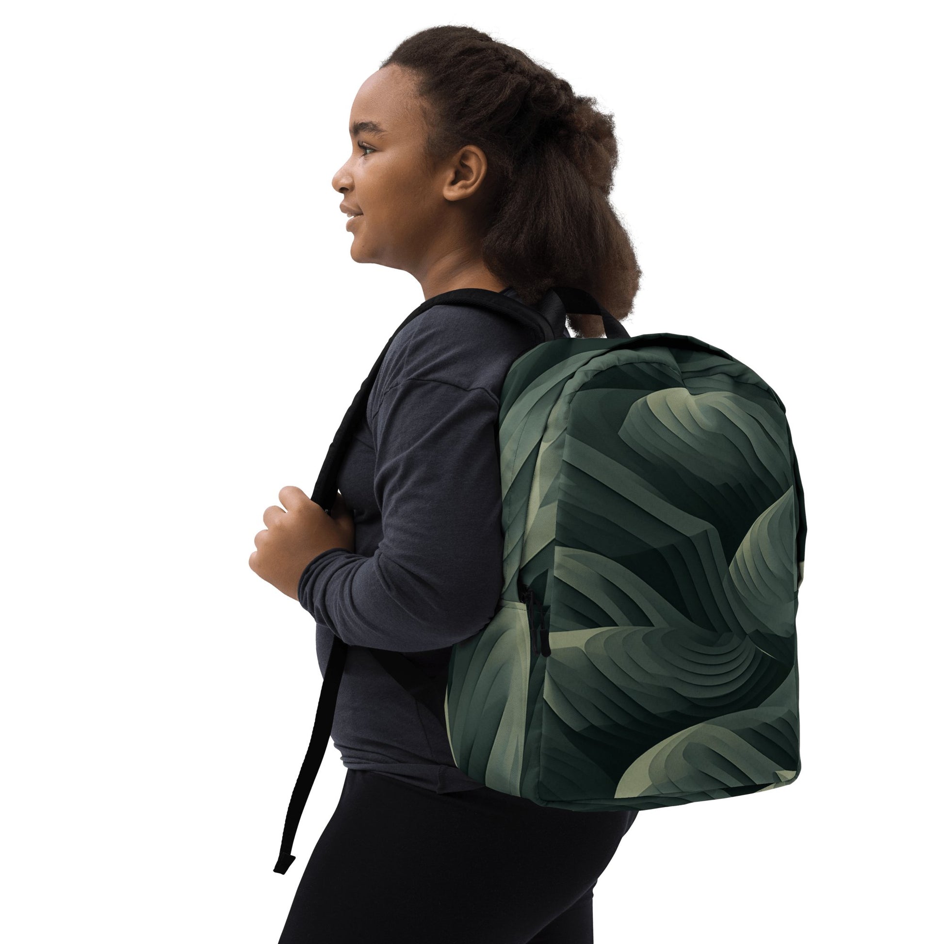 Minimalistischer Rucksack "Green Tide" - Artexio