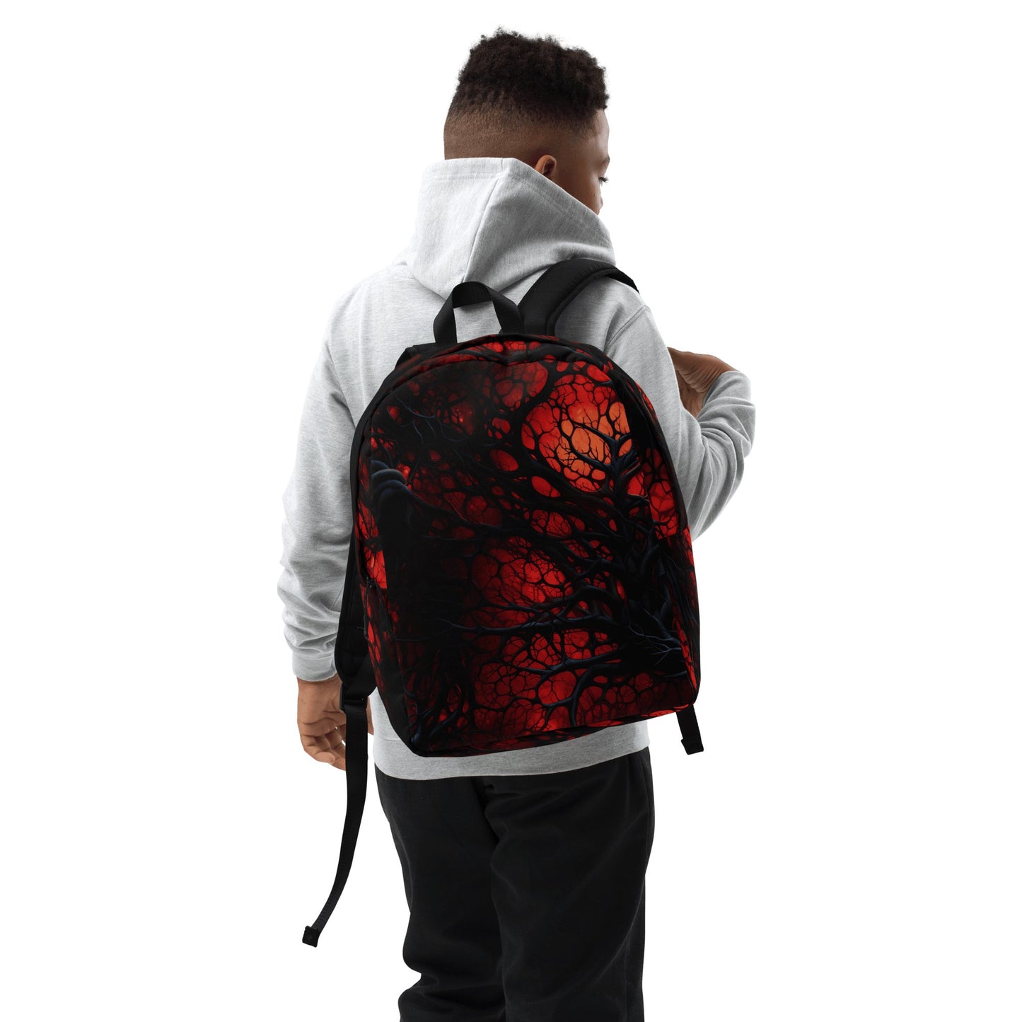 Minimalistischer Rucksack "Inferno of Shadows" - Artexio