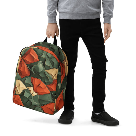 Minimalistischer Rucksack "Terra Mosaic" - Artexio