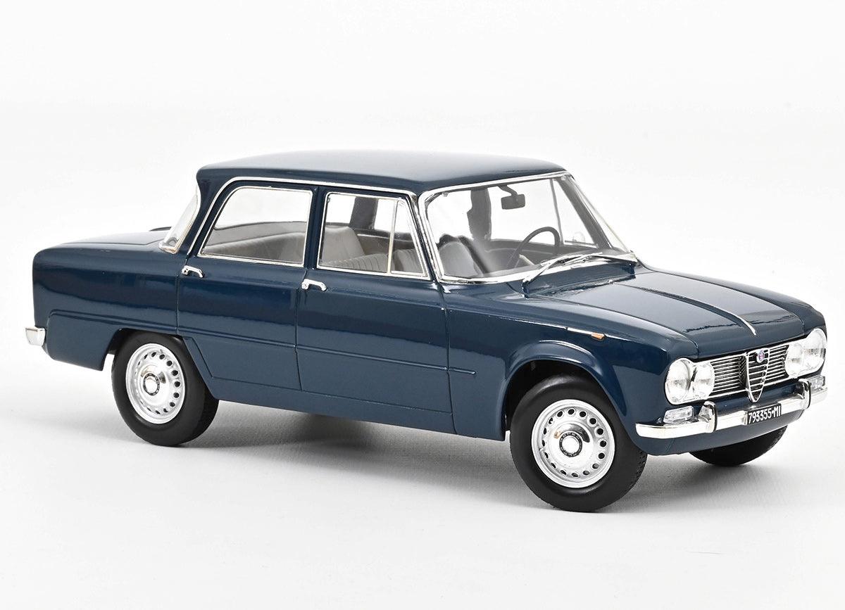 Norev Alfa Romeo Giulia TI 1964 - Petrol Blue 1:18 Modell - Artexio