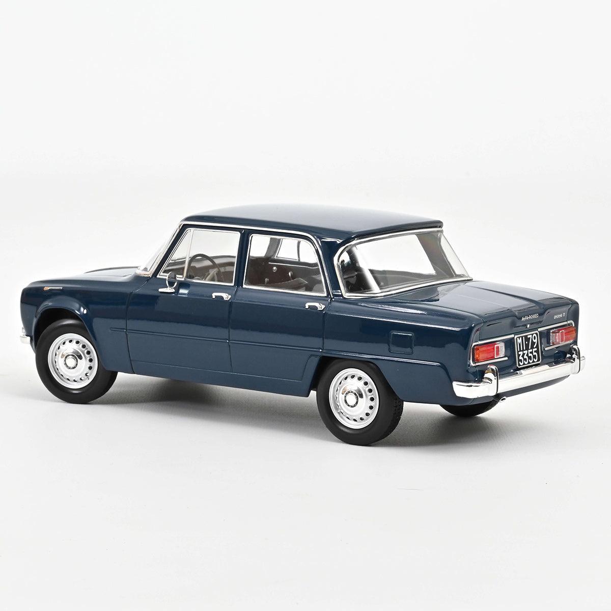 Norev Alfa Romeo Giulia TI 1964 - Petrol Blue 1:18 Modell - Artexio