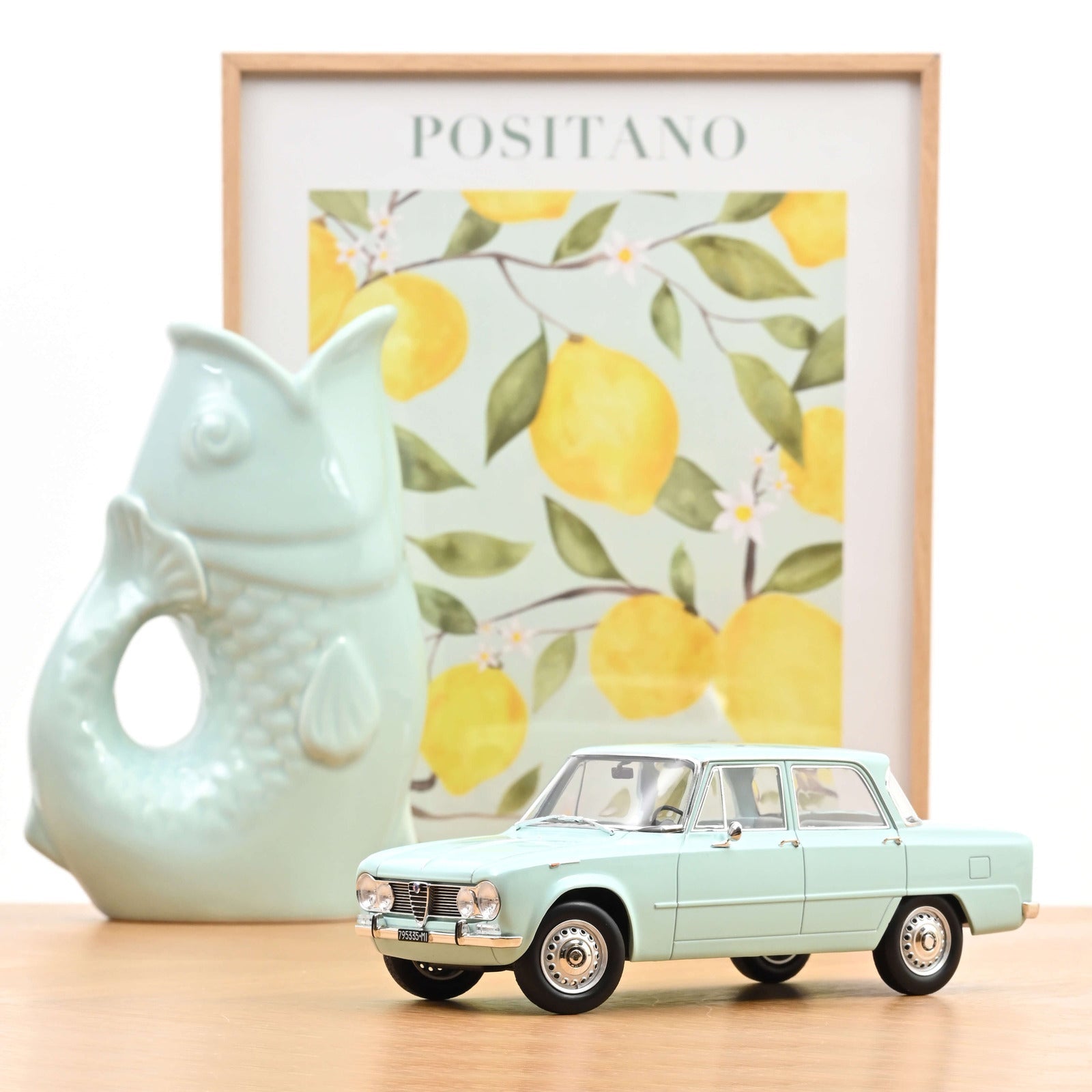 Norev Alfa Romeo Giulia TI 1964 Sky Blue 1:18 Modell