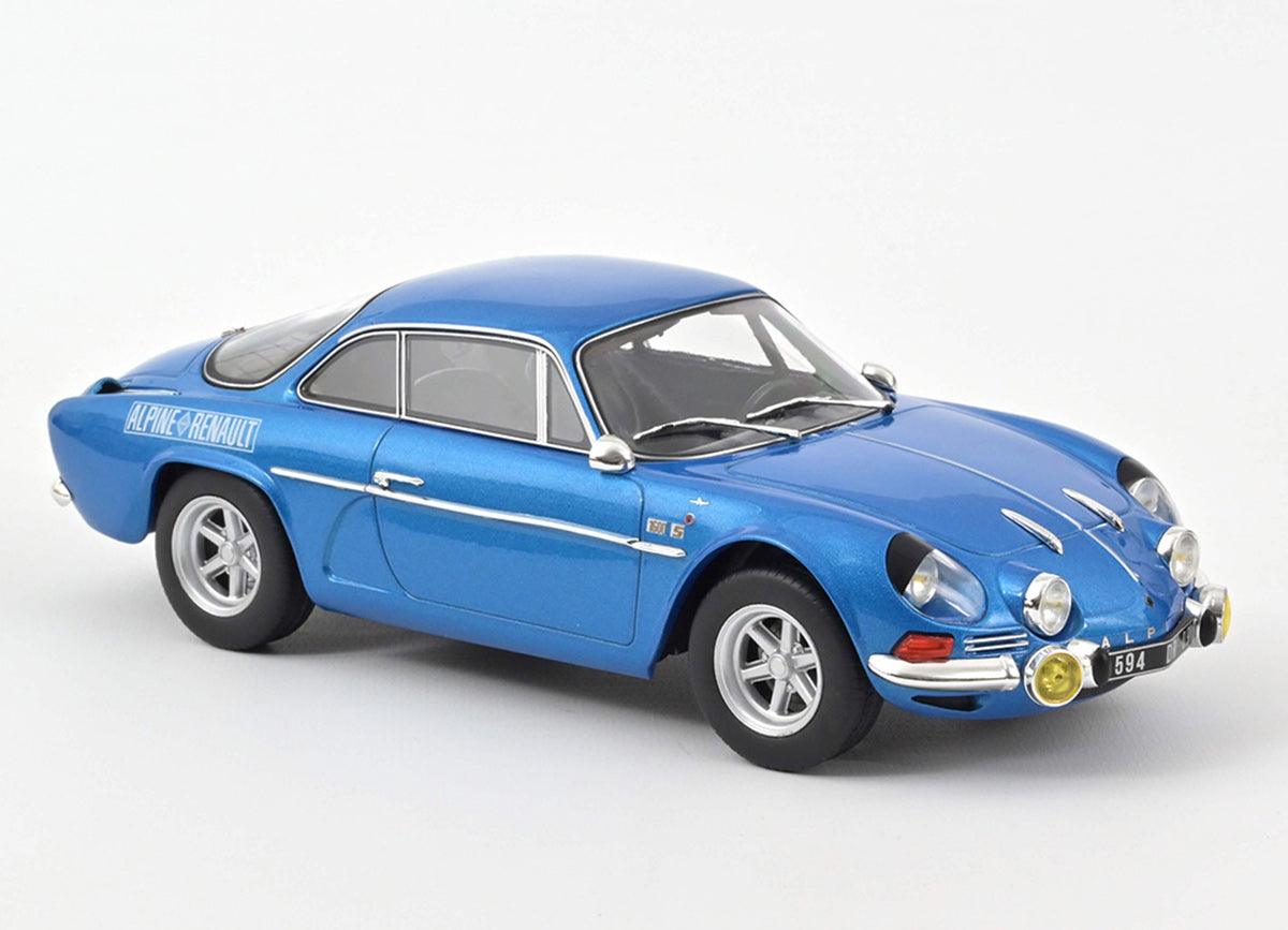 Norev Alpine A110 1600S 1972 Blue with side logo 1:18 Modell - Artexio