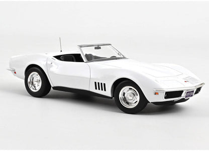 Norev Chevrolet Corvette Convertible 1969 Can Am - White 1:18 Modell - Artexio