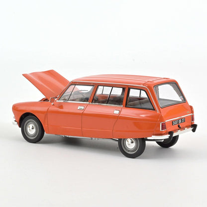 Norev Citroen Ami 8 Break 1975 Tenere Orange 1:18 Modell - Artexio