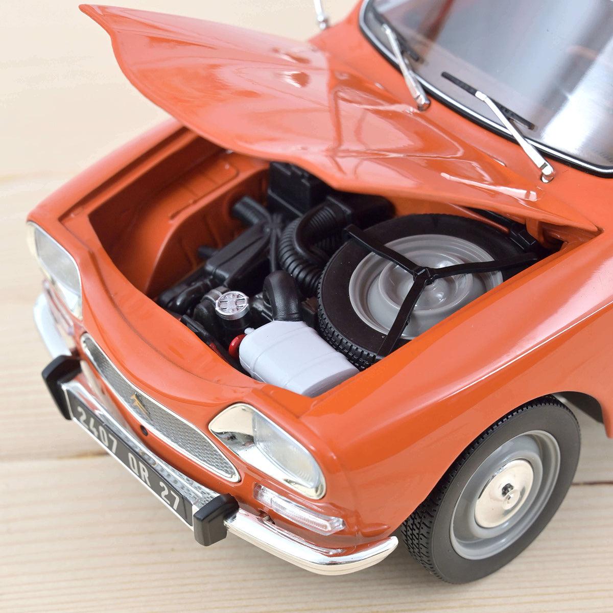 Norev Citroen Ami 8 Break 1975 Tenere Orange 1:18 Modell - Artexio