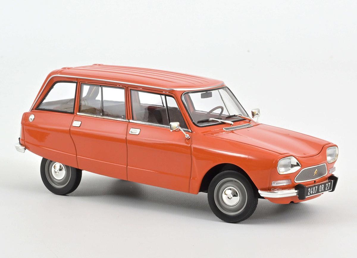 Norev Citroen Ami 8 Break 1975 Tenere Orange 1:18 Model