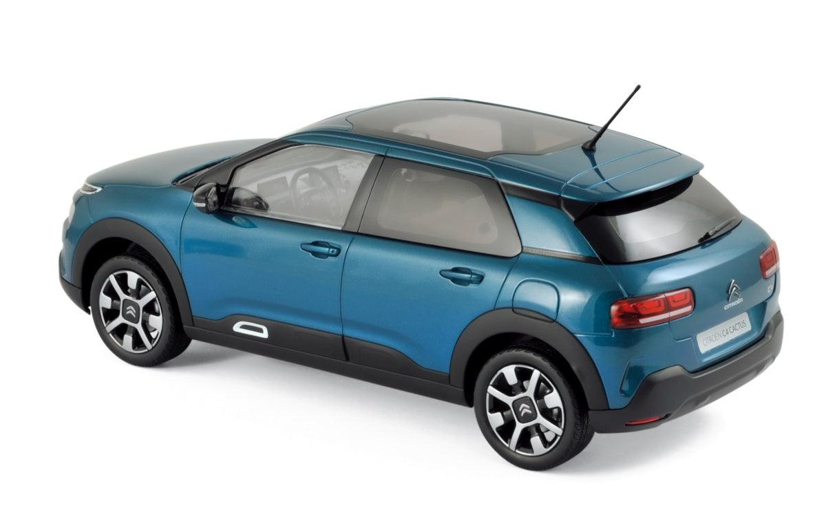 Norev Citroën C4 Cactus 2018 - Emeraude Blue & White deco 1:18 Modell - Artexio