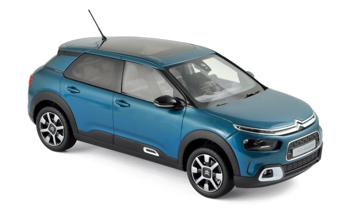 Norev Citroën C4 Cactus 2018 - Emeraude Blue & White deco 1:18 Modell - Artexio