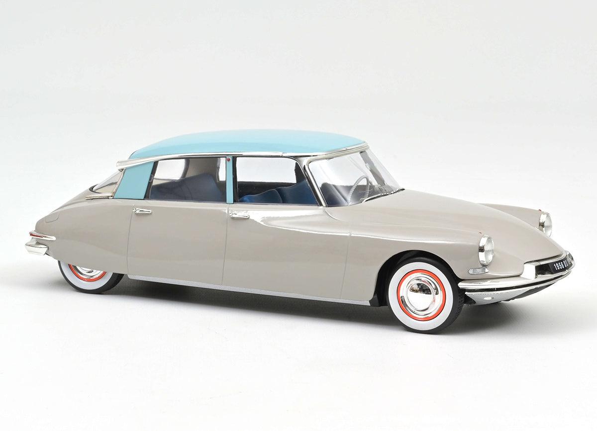 Norev Citroën DS 19 1956 Rosé Grey and Turquoise 1:18 Modell - Artexio