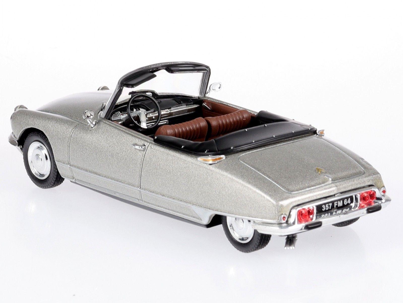 Norev Citroen DS 19 Cabrio 1965 - Perlgrau 1:43 Modell - Artexio