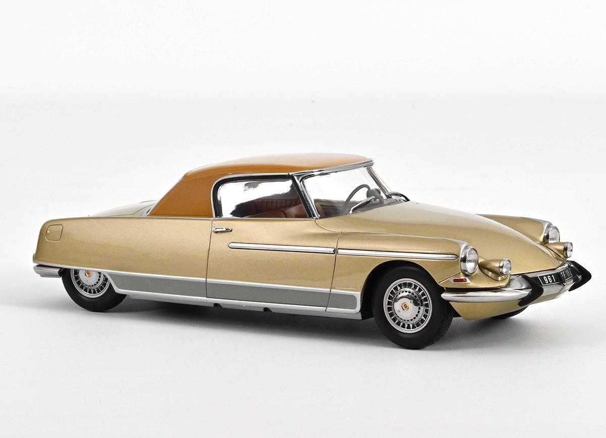 Norev Citroen DS 19 Le Dandy 1964 Beige Metallic and Brown 1:18 Modell - Artexio