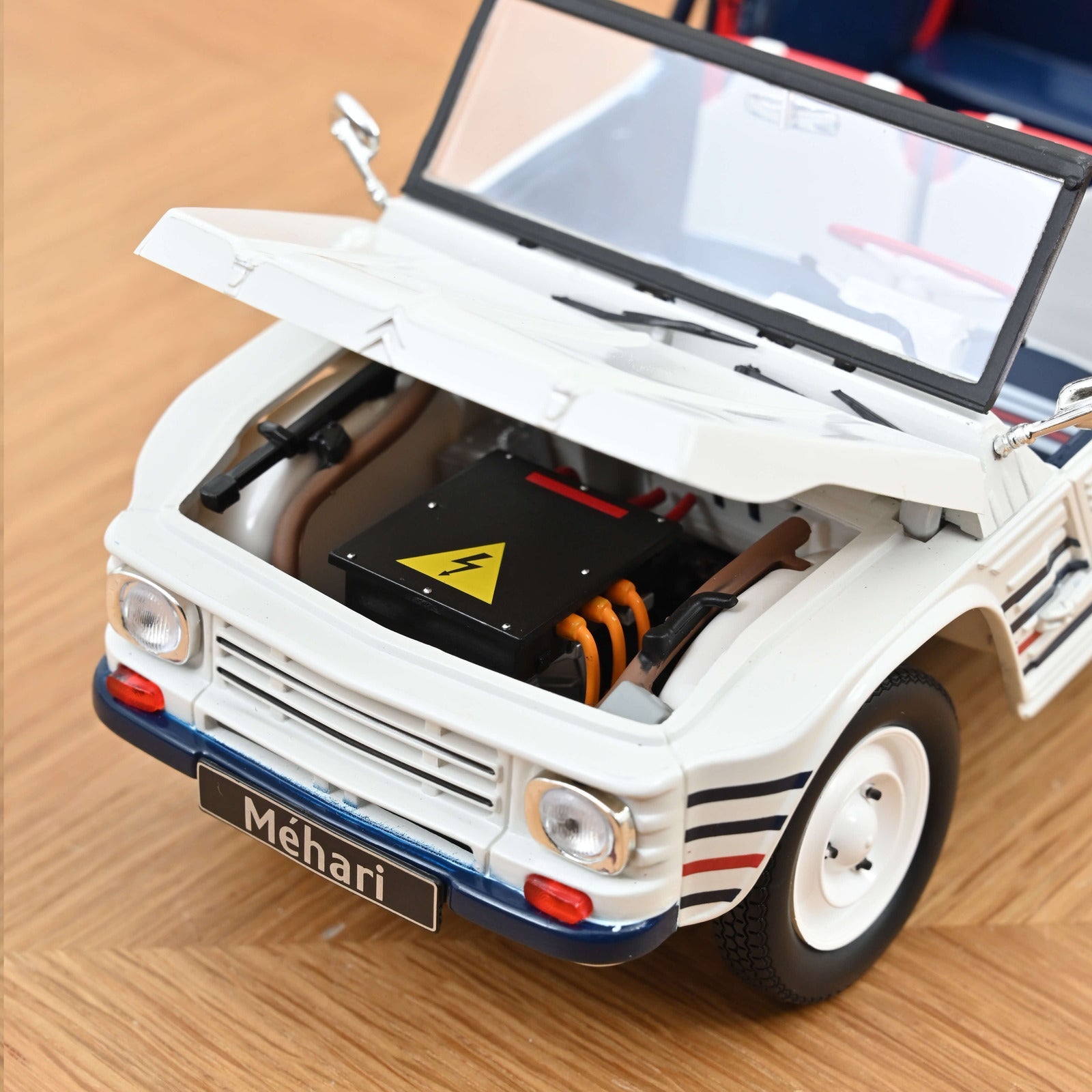 Norev Citroen Mehari 2016 Blue White Red 1:18 Modell