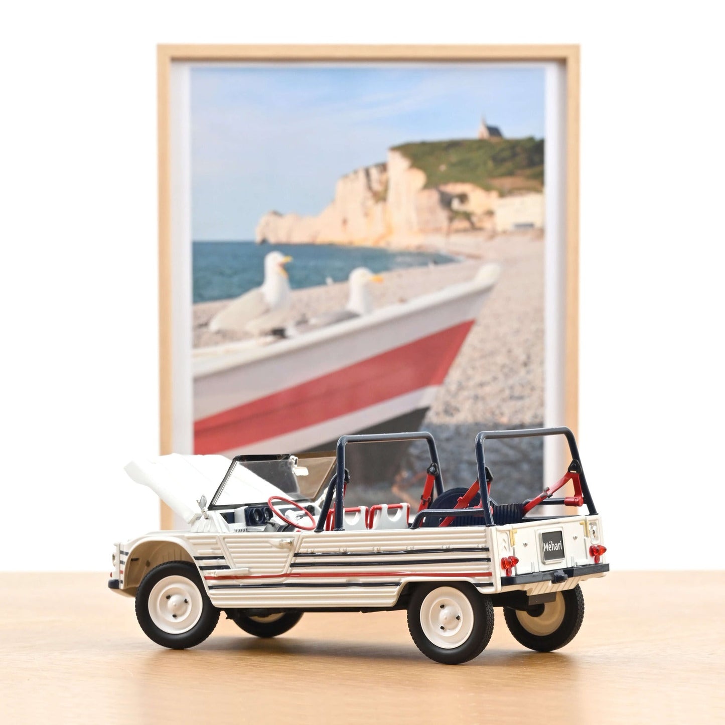 Norev Citroen Mehari 2016 Blue White Red 1:18 Modell