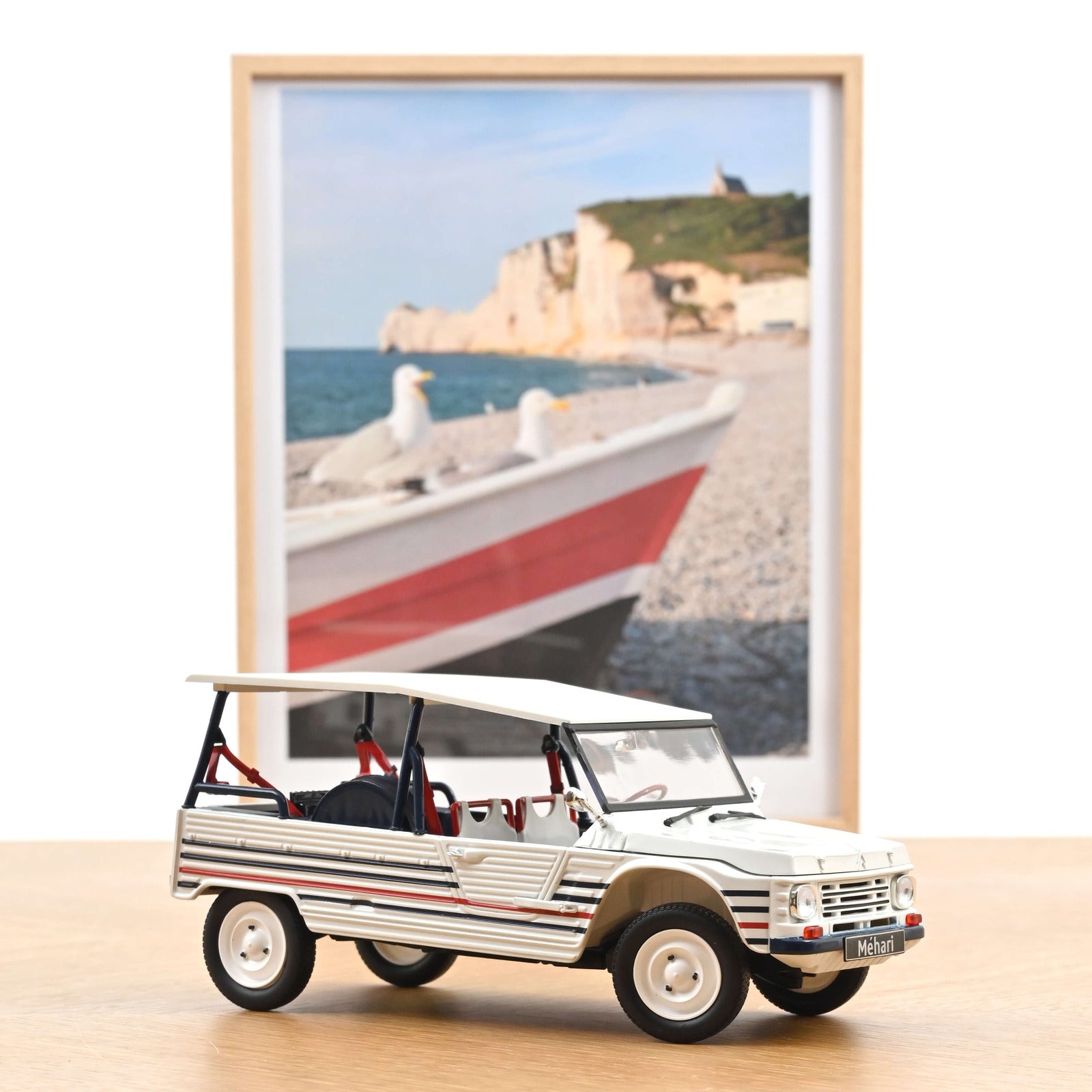 Norev Citroen Mehari 2016 Blue White Red 1:18 Modell