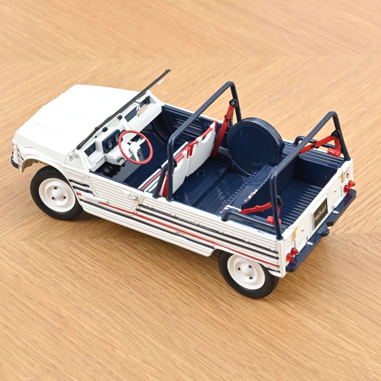 Norev Citroen Mehari 2016 Blue White Red 1:18 Modell